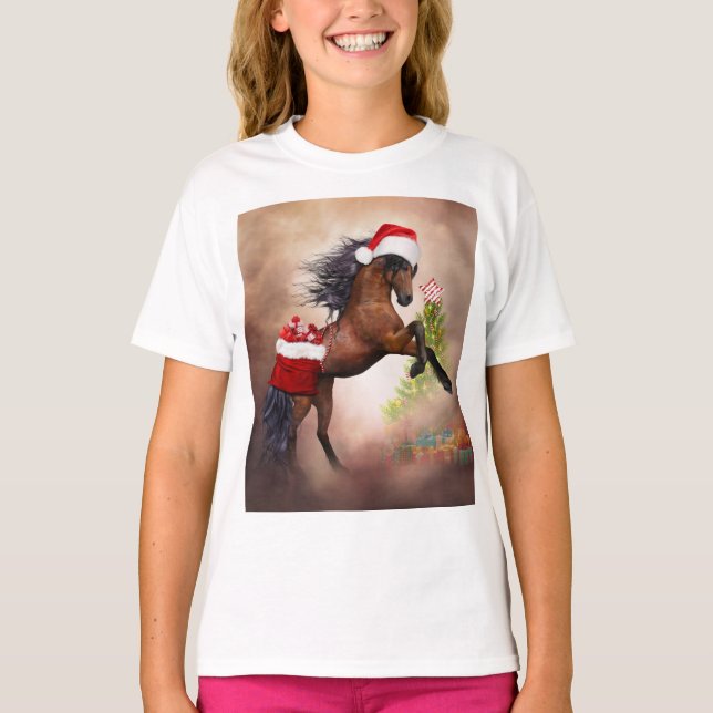 Christmas Horse T-Shirt (Front)