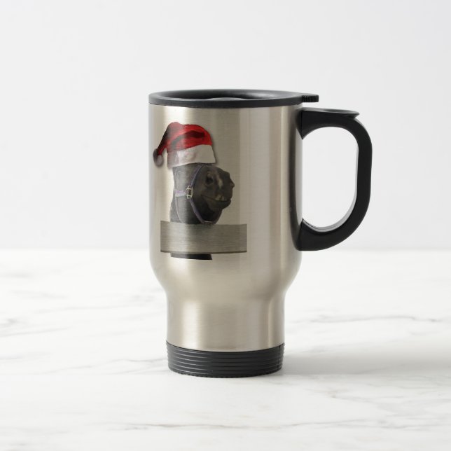 Christmas Horse Travel Mug (Right)
