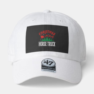 Christmas Horse Truck Santa Sleigh 47 Brand Hat