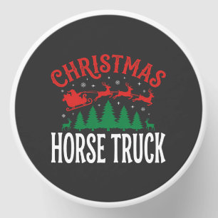 Christmas Horse Truck Santa Sleigh Mini Candle Favors
