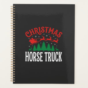 Christmas Horse Truck Santa Sleigh Planner