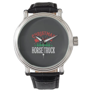 Christmas Horse Truck Santa Sleigh Watch