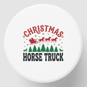 Christmas Horse Truck Western Santa Sleigh Design Mini Candle Favors