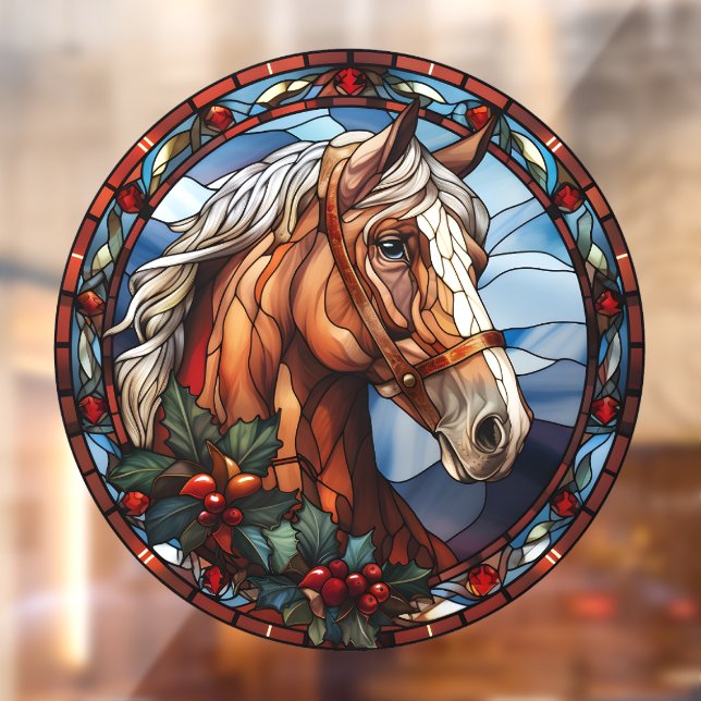 Christmas Horse Window Cling (Sheet 2)