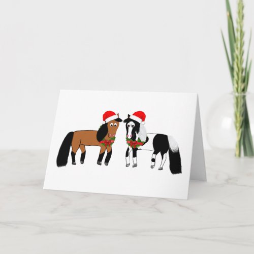 Christmas Horses Holiday Card