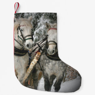 Christmas Horses Small Christmas Stocking