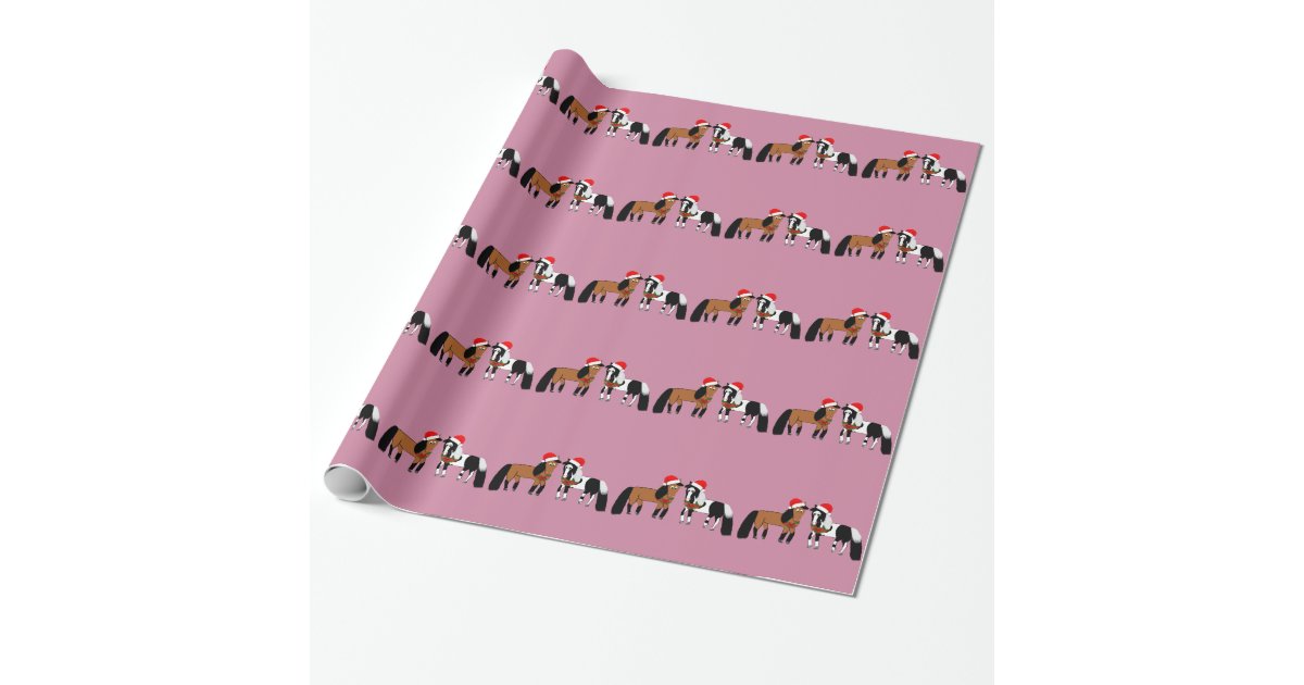 Christmas Horses Wrapping Paper | Zazzle