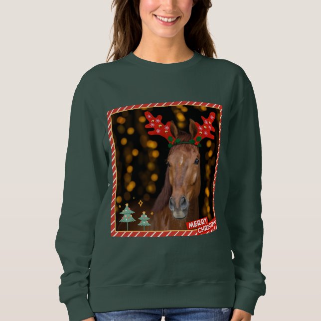 christmas horsie sweater (Front)