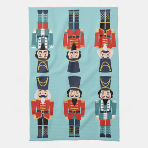Christmas Hostess Gift Nutcrackers Kitchen Towel