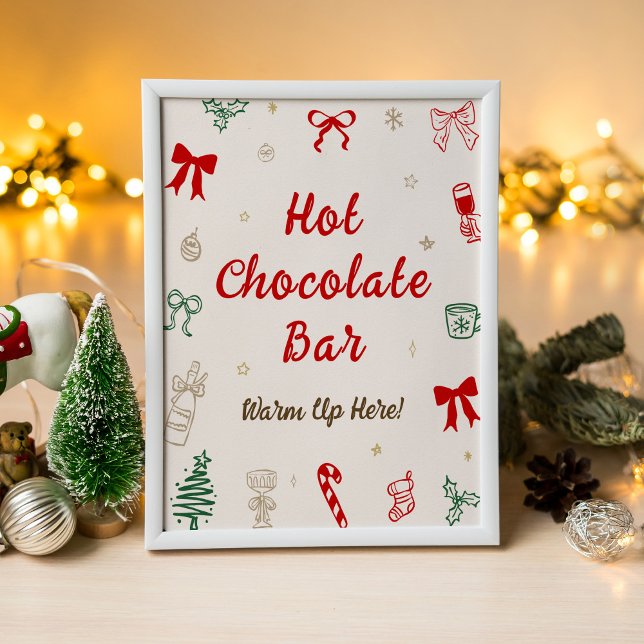 Christmas Hot Chocolate Bar Poster (Creator Uploaded)