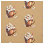 Christmas Hot Chocolate Fabric