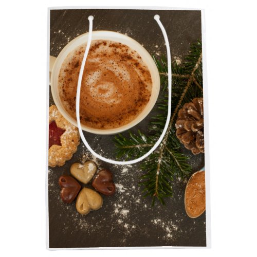 Christmas Hot Chocolate Medium Gift Bag