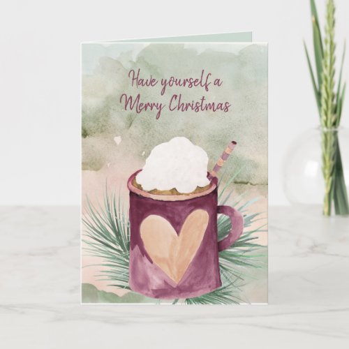 Christmas Hot Chocolate Mug Card