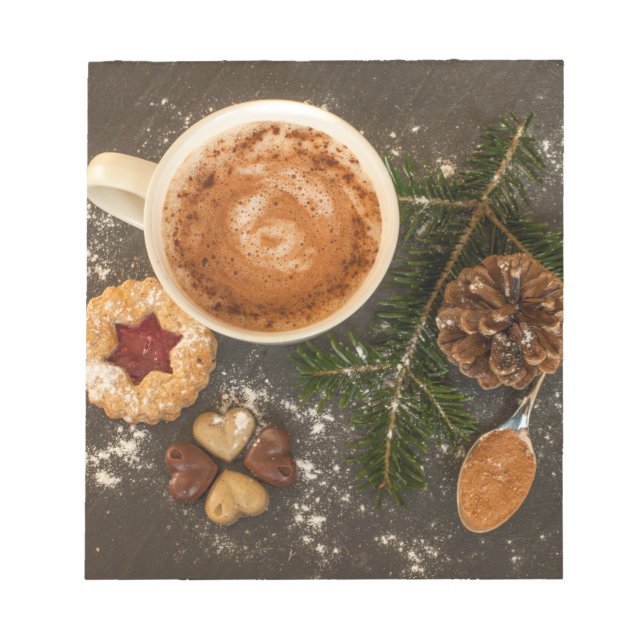 Christmas Hot Chocolate Notepad (Front)