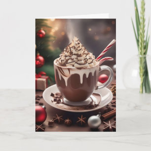 Christmas Hot Chocolate Recipe Christmas Card
