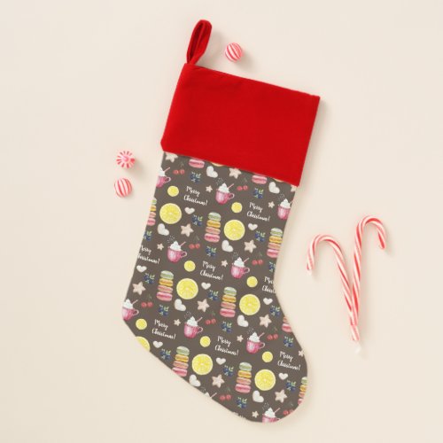 Christmas Hot Cocoa And Good Wishes Christmas Stocking