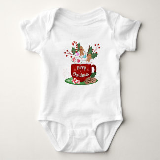 Christmas Hot Cocoa Baby Bodysuit