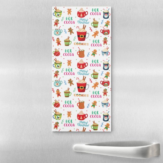 Christmas hot Cocoa, Ginger Cookies  Magnetic Notepad (In Situ)