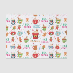 Christmas hot Cocoa, Ginger Cookies Tissue Paper