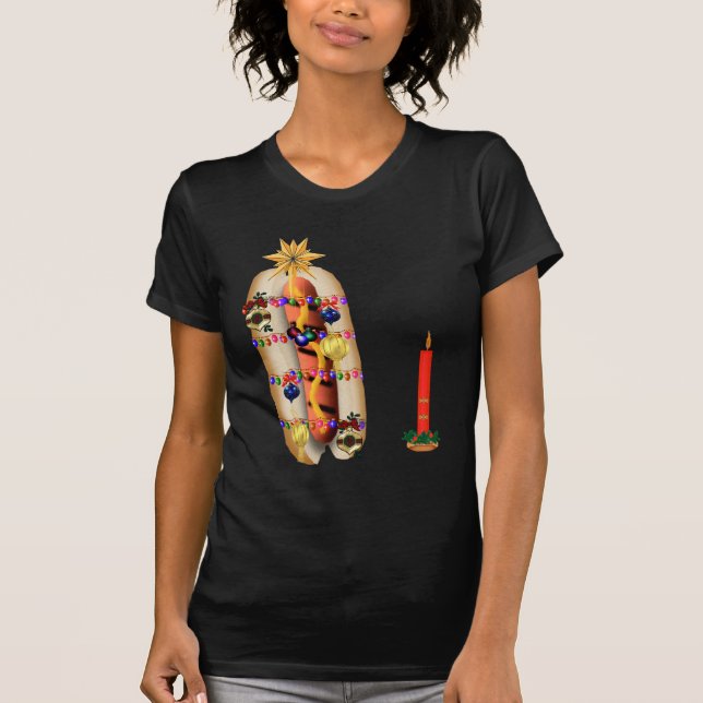 Christmas Hotdog T-Shirt (Front)