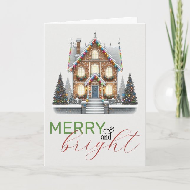 Christmas House Card (Front)