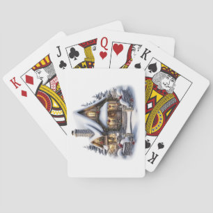 Christmas House Playing Cards