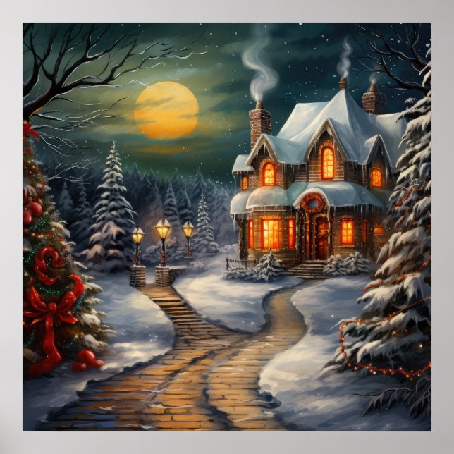 Christmas House Poster (Front)