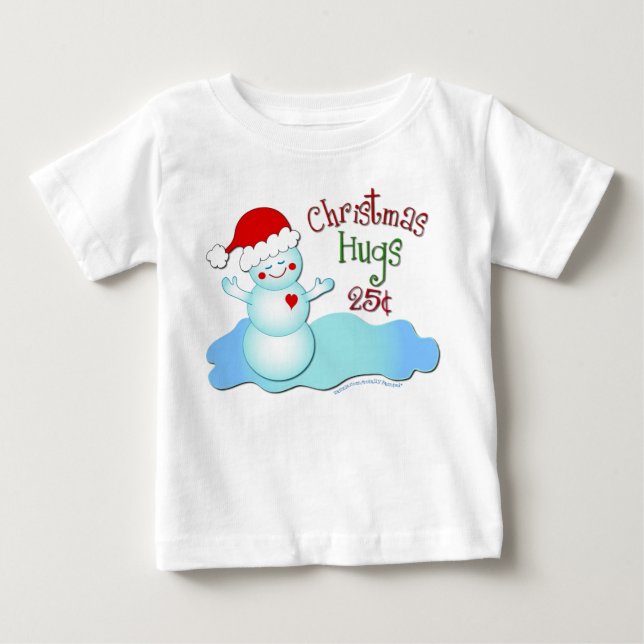 Christmas Hugs Baby T-Shirt (Front)