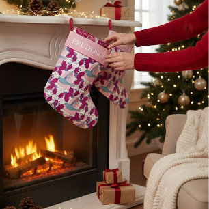 Christmas Hummingbird Holiday Large Christmas Stocking