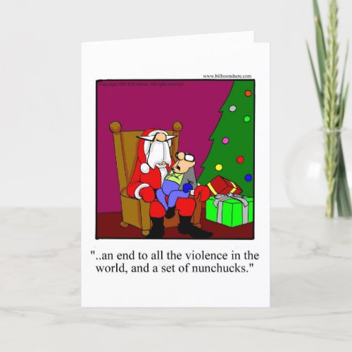 Christmas Humor Greeting Card