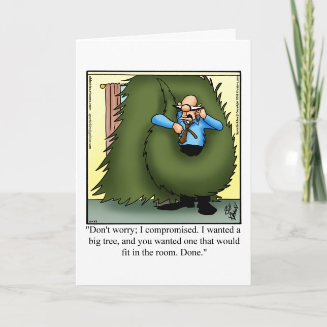 Christmas Humor Greeting Card (Front)