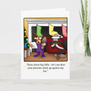 Christmas Humor Greeting Card "Spectickles"