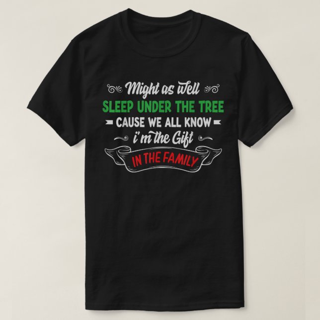 Christmas Humor Men Women Favorite Person Funny Ch T-Shirt (Design Front)