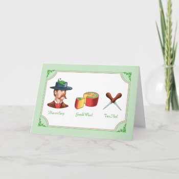 Christmas Humor  Peace On Earth Rebus Puzzle Holiday Card by creativegreets at Zazzle