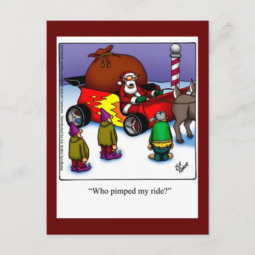 Christmas Humor Postcard