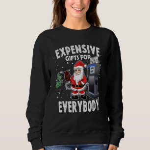 Christmas Humor  Santa Meme Expensive Sweatshirt