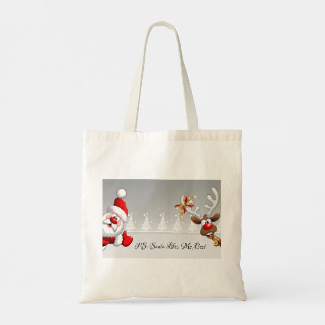 Christmas Humor Tote Bag (Back)