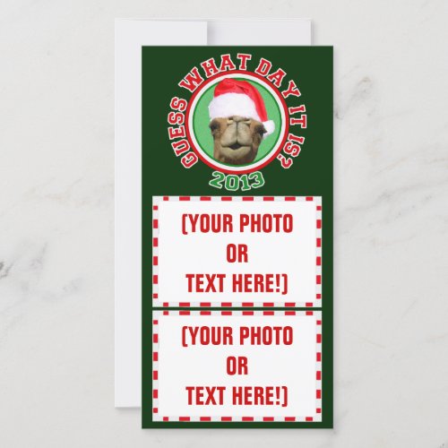 Christmas Hump Day Camel 2013 Photo Cards