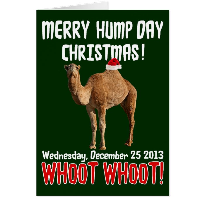 Christmas Hump Day Camel Christmas Card