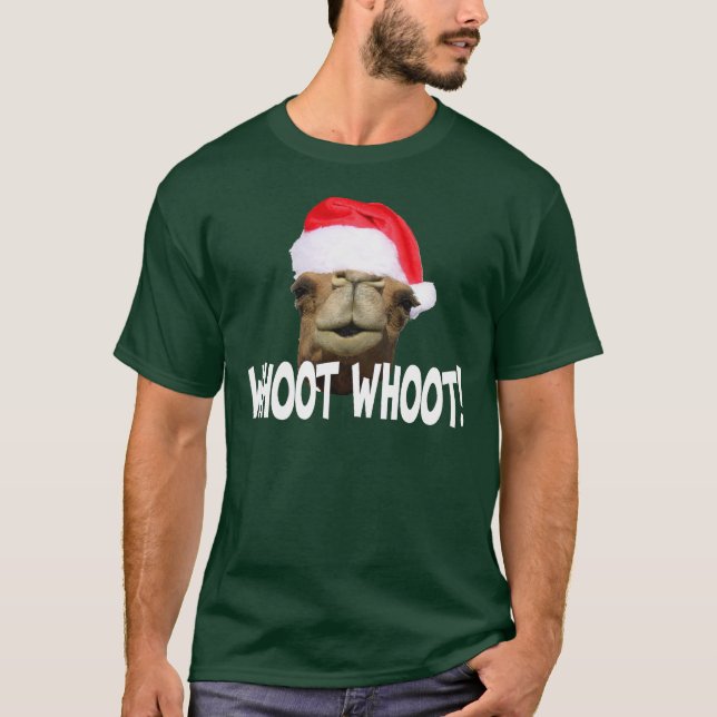 Christmas Hump Day Camel Whoot Whoot T-shirt (Front)
