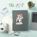 Christmas Husky Dog Lover Malamute (2) Sticker