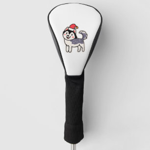 Christmas Husky Dog Lover Malamute Golf Head Cover
