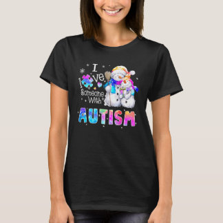Christmas I Love Someone With Autism Awareness Sup T-Shirt