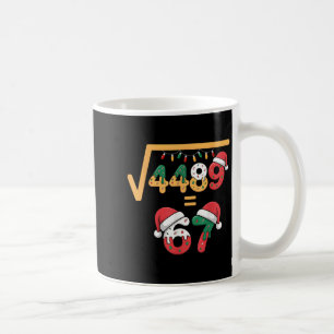 Christmas Ice Cream Drip Meme Slang Square Root 44 Coffee Mug