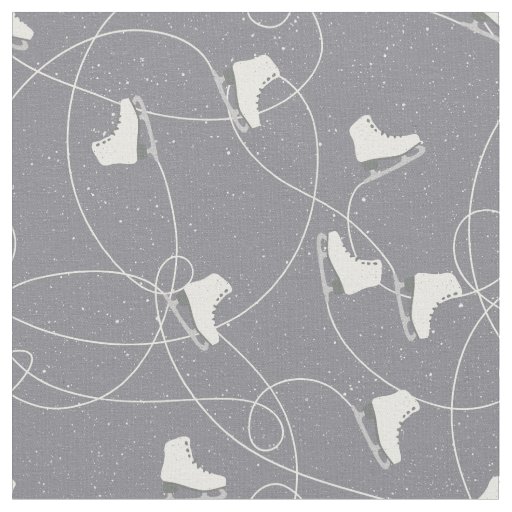 Christmas ice skates pattern - Christmas gifts Fabric