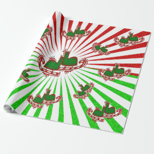 Christmas Ice Skates - Wrapping Paper