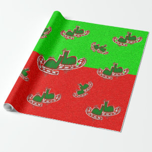 Christmas Ice Skates - Wrapping Paper