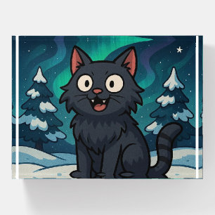 Christmas Icelandic Yule Cat  Paperweight