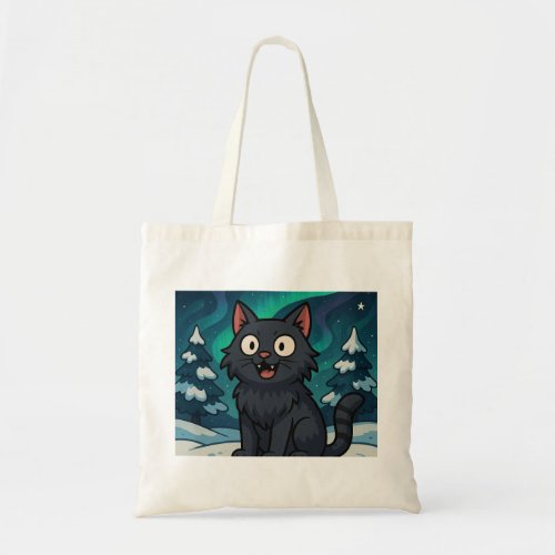 Christmas Icelandic Yule Cat  Tote Bag