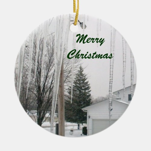 CHRISTMAS ICICLES ornament